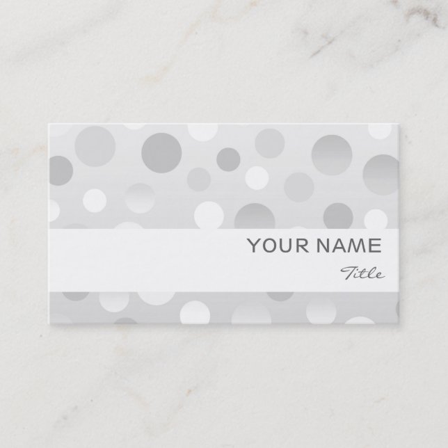 Visita Modelo de cartão de negócios de faixa branca Fizz  (Frente)