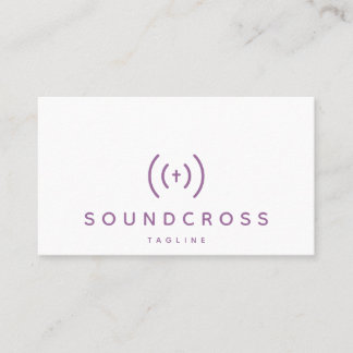Visita Modelo de cartão de negócios de logotipo Cross & S