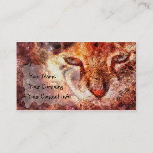 Visita Modelo de cartão de negócios de madeira do gato