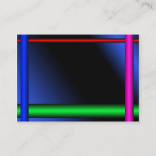 Visita Modelo de cartão de negócios de néon #2