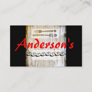 Visita modelo de cartão de negócios de restauração person