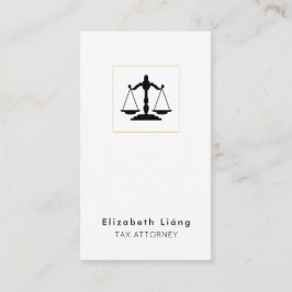 Visita Modelo de cartão de negócios do advogado