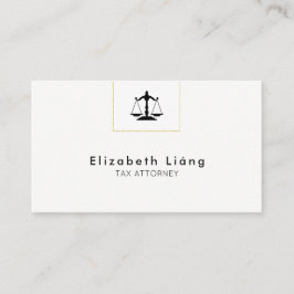 Visita Modelo de cartão de negócios do advogado