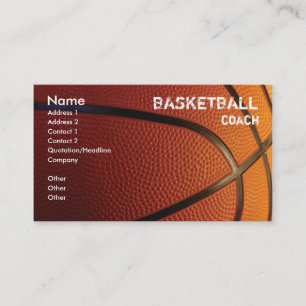 Visita Modelo de cartão de negócios do basquetebol