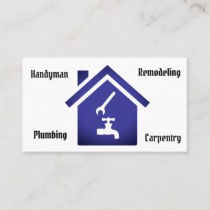 Visita Modelo de cartão de negócios do contratante