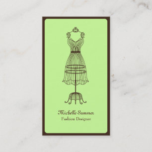 Visita Modelo de cartão de negócios do desenhador de mo