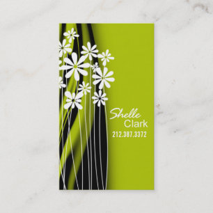 Visita Modelo de cartão de negócios do jardim