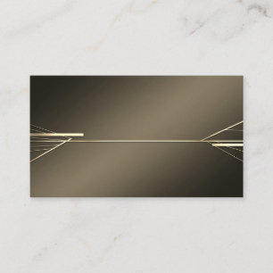 Visita Modelo de cartão de negócios Dourado linear