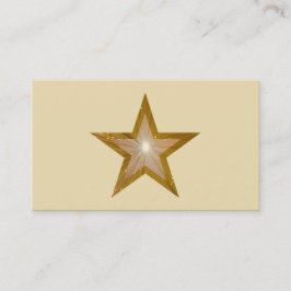 Visita modelo de cartão de negócios Dourado Star