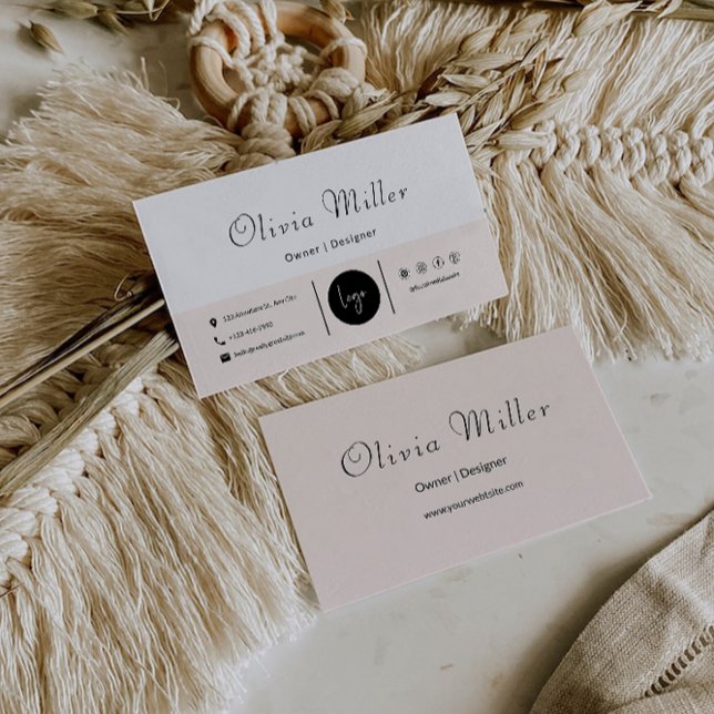 Visita Modelo de cartão de negócios editável (Editable Business Card Template)