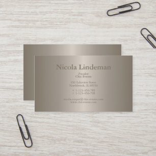 Visita Modelo de cartão de negócios elegante Dourado da