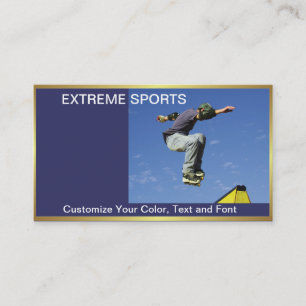 Visita Modelo de cartão de negócios Extreme Sports