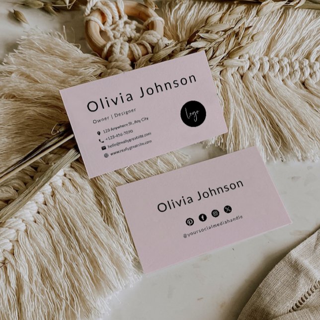 Visita Modelo de cartão de negócios, Imprimível (Business Card Template, Printable)