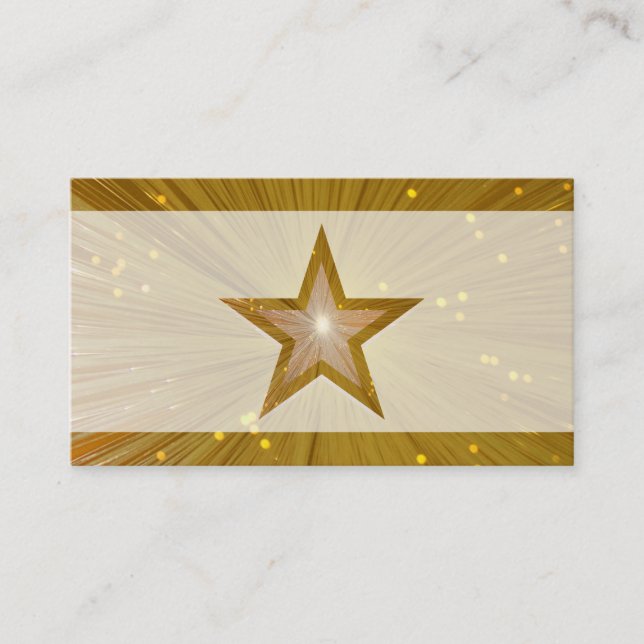 Visita modelo de cartão de negócios pálido da Estrela Dou (Frente)