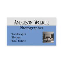 Modelo de cartão de negócios personalizável