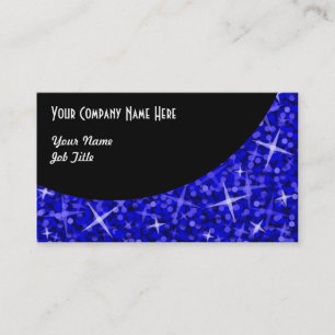 Visita Modelo de cartão de negócios preto azul escuro d