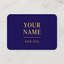 Visita Modelo de cartão de negócios preto e Dourado moder