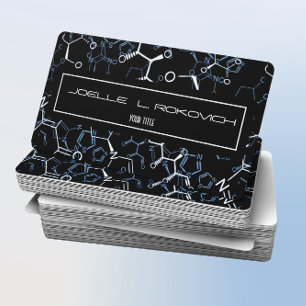 Visita Modelo de cartão de negócios químico dos símbo