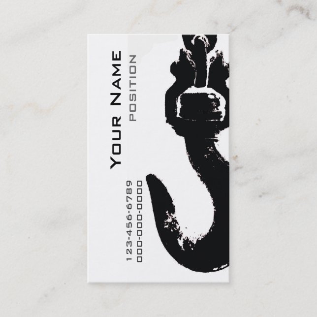 Visita modelo do cartão de indústria da construção (Frente)