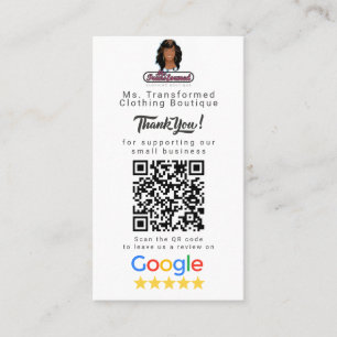 Visita Modelo do Cartão de Revisão Google para Pequenas E