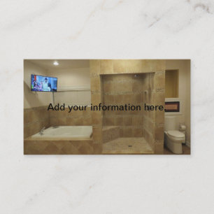 Visita Modelo profissional do cartão de negócio caseiro