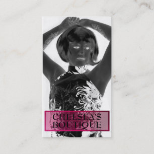 Visita Modelos de cartão de negócios do boutique da rou