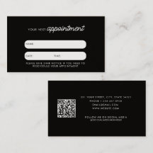 Na moda de Código QR do Cartão de Compromisso do C