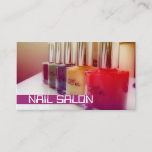 Visita Nail Salon, Spa, Beauty, Cosmetology Cartão de vis