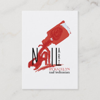 Visita NailArt - Cartão de Negócio / Agendamento