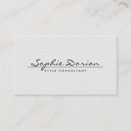 Visita NOME ELEGANTE NA VINTAGEM PADRÃO II Cartão de visi