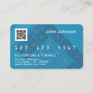 Visita O cartão de crédito ou de débito do Faux parece