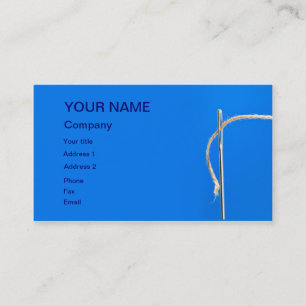 Visita O cartão de um needleworker com agulha e linha