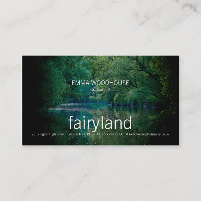 Visita O rio • Modelo de cartão de negócios (Frente)