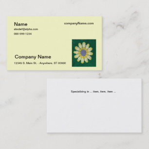 Visita Ônibus. Cartão - Padrão de crochê - Daisy