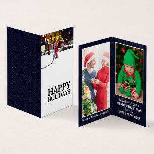 Visita Papai Noel na Broadway, Cartão de Natal de Foto de