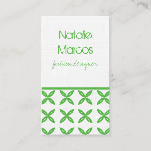 Visita Perfeitamente Trendy Cartão de visita, Kelly Green
