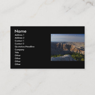 Visita perfil ou cartão de visita, paisagem