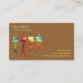 Visita Pessoas do modelo de cartão de negócios do