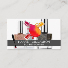 Visita Pincel Polonês das unhas | Garrafas Cartão de visi