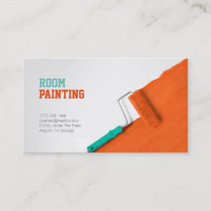 Visita Pintando e decorando o cartão de empresa de
