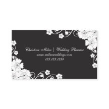 Planejador de Casamento Floral Corners - Cartão de