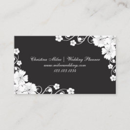 Visita Planejador de Casamento Floral Corners - Cartão de