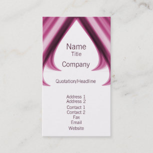 Visita Pro redemoinhos mim cartão de visita, fúcsia