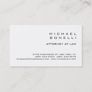 Visita Procurador-Geral Negro e Branco na Cartão de visit