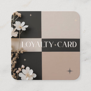 Visita Quadrado Beleza por Cartão de Lealdade Personalizado Steph 