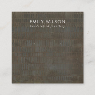 VISITA QUADRADO CARTÃO DE EXIBIÇÃO DE COURAÇÃO DO ESTUDO DE C