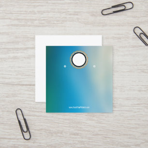 Visita Quadrado Crie o seu cartão de exposição de brincos personal