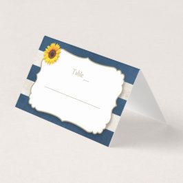 Visita Rastreamento Russo de Girassol Marinho Cartão Azul