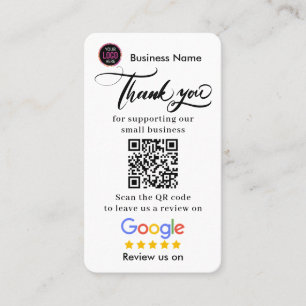 Visita Revisões do Google Com Cartão de Negócios de Agrad