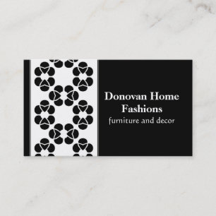 Visita Rico Diva Cartão de visita, Preto e Branco